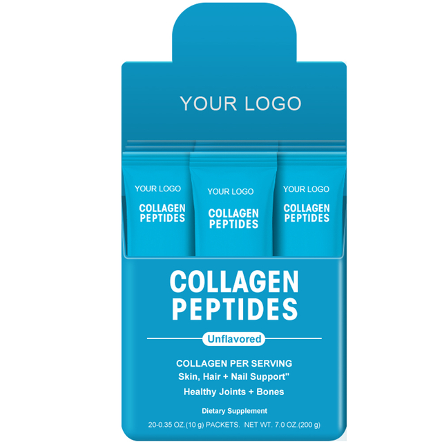 Pure hydrolyzed collagen peptide powder