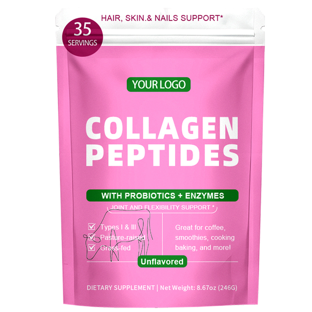 Hydrolyzed collagen peptide powder