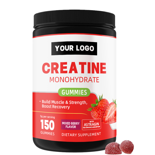 Creatine Monohydrate Gummies | 150 Gummies - Supports Muscle Strength, Exercise Recovery & Cognitive Function