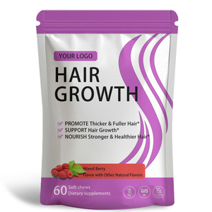Biotin Hair Growth Chews Gummies Supplements
